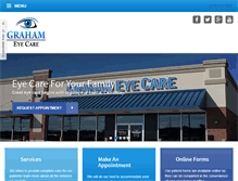 Tablet Screenshot of grahameyecareonline.com